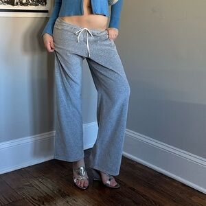 VINTAGE RALPH LAUREN TERRY CLOTH GREY SWEATPANTS